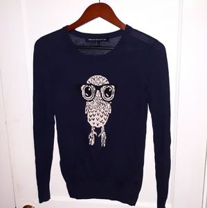 French Connection Owl Sweater